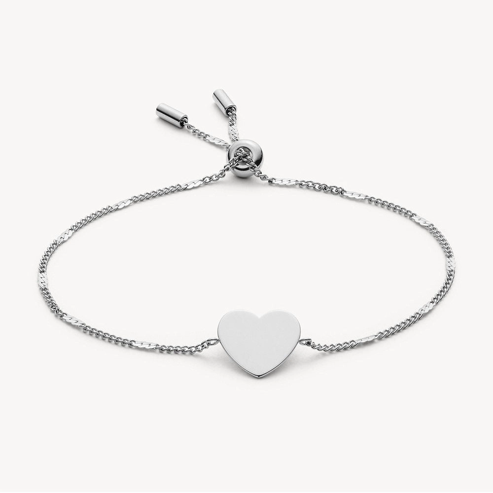 Wholesale Stainless Steel Love Pull Buckle Electroplated Round Brand Bracelet