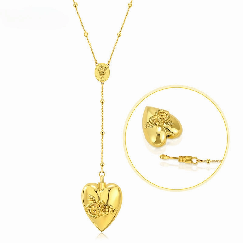 Wholesale Stainless Steel Love Urn Necklace Can Be Opened