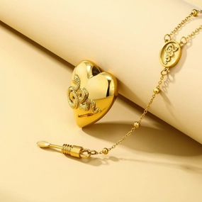 Wholesale Stainless Steel Love Urn Necklace Can Be Opened