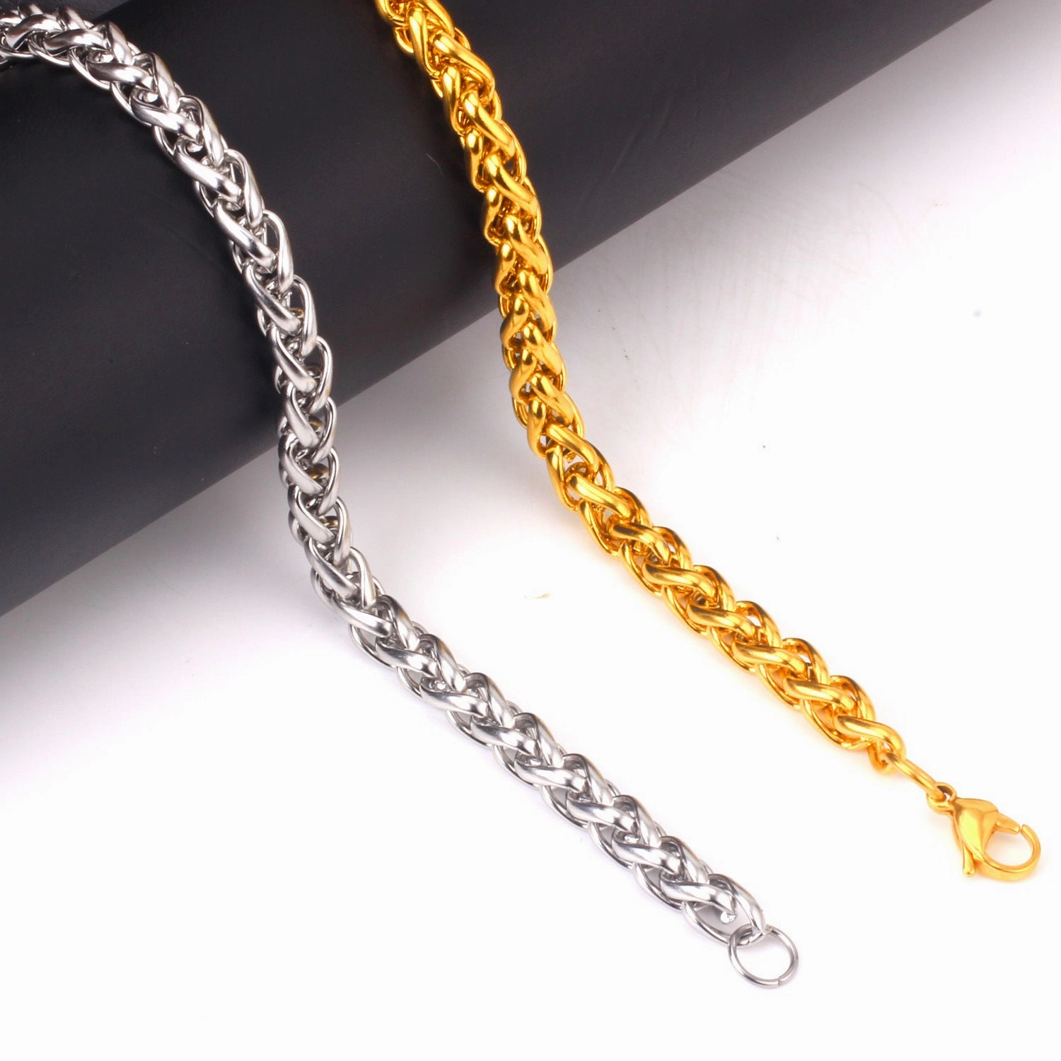Wholesale Stainless Steel Mamba Chain Men's Bracelets