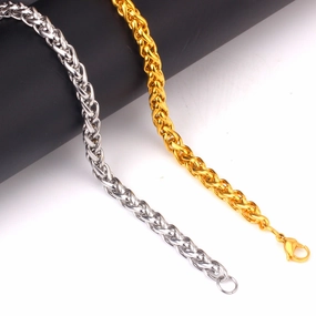 Wholesale Stainless Steel Mamba Chain Men's Bracelets