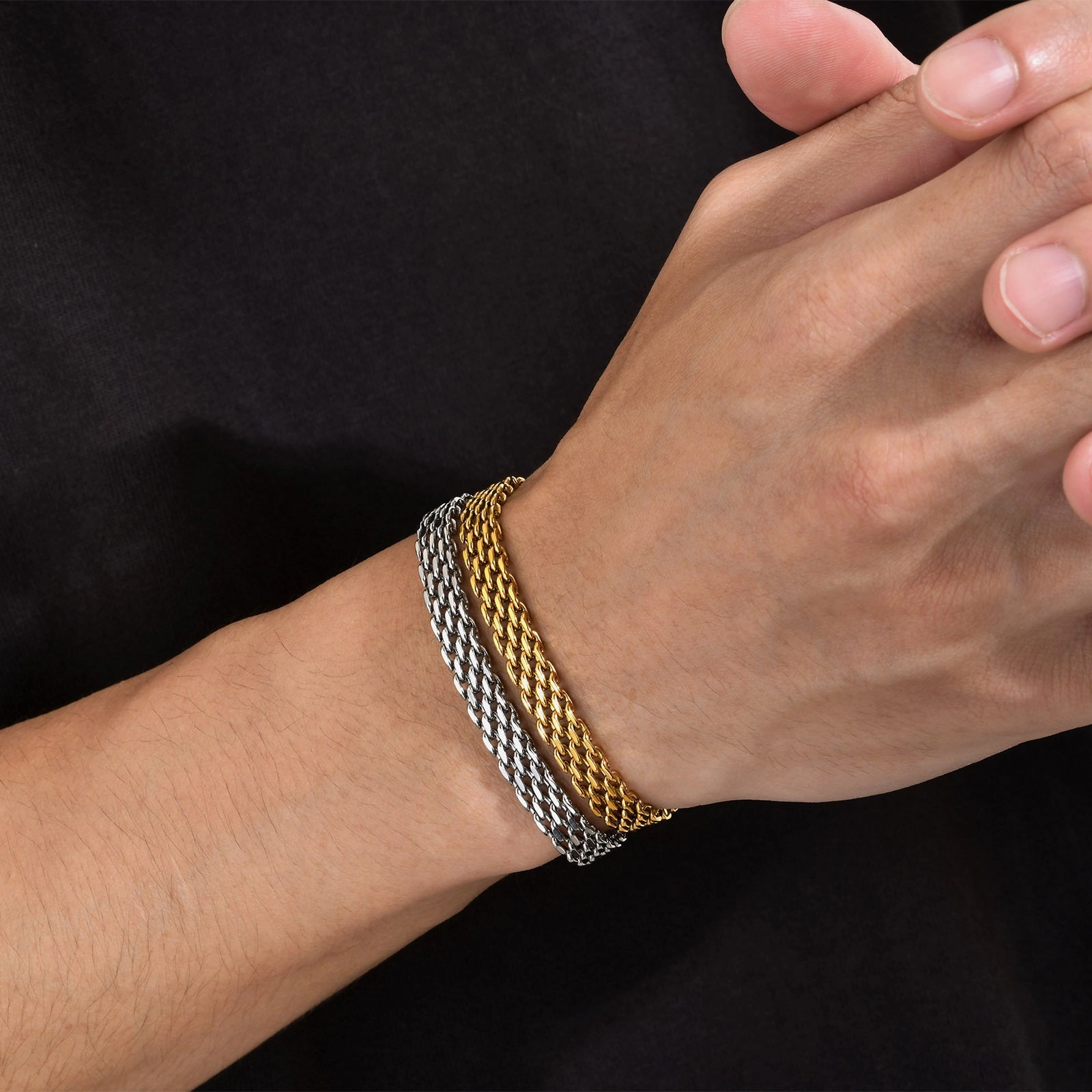 Wholesale Stainless Steel Mesh Strap Bracelets