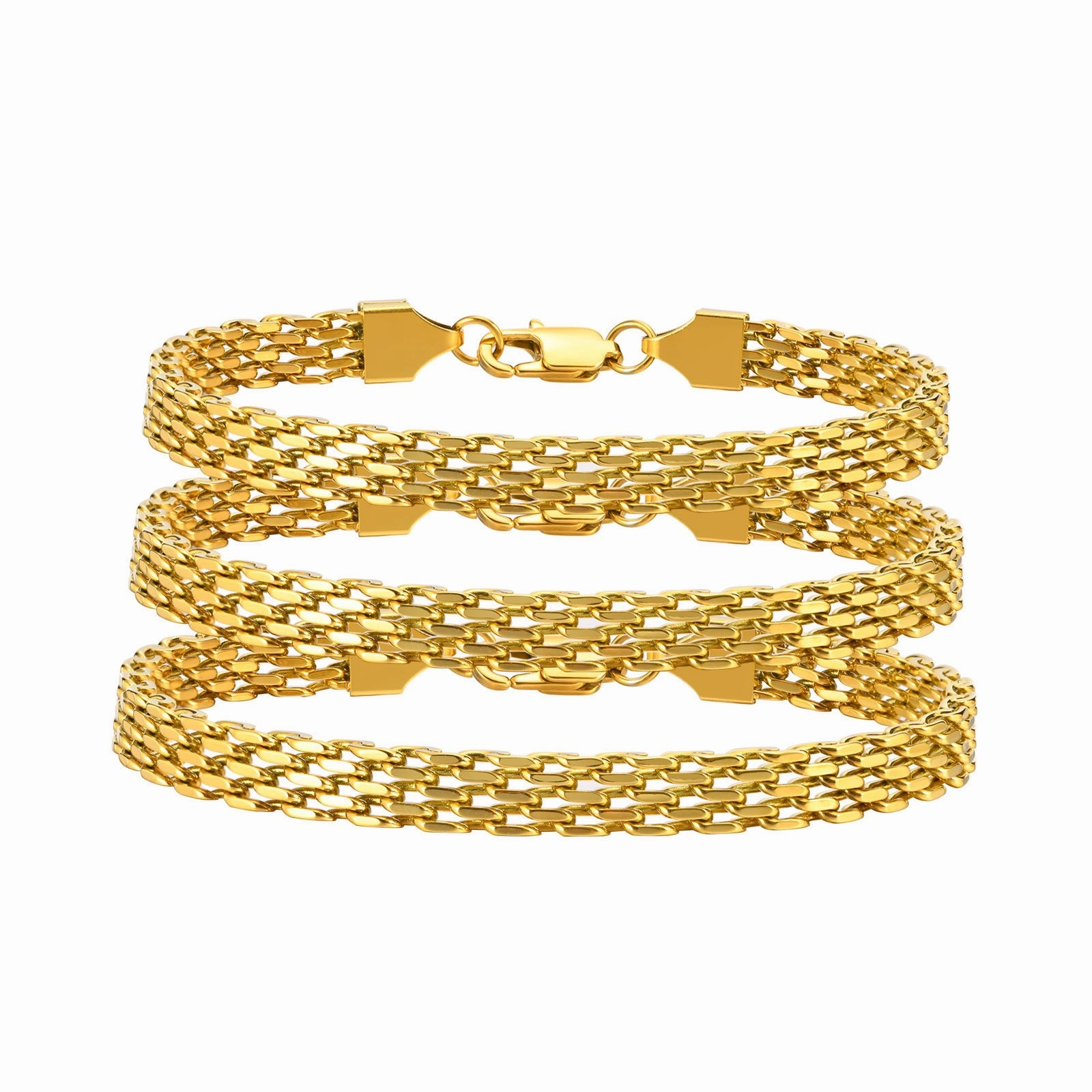 Wholesale Stainless Steel Mesh Strap Bracelets
