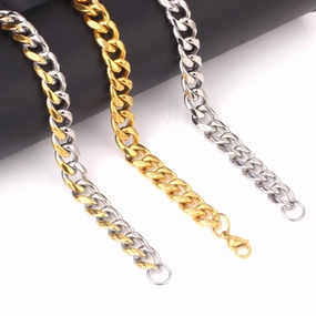 Wholesale Stainless Steel Metal Style Men's Bracelets