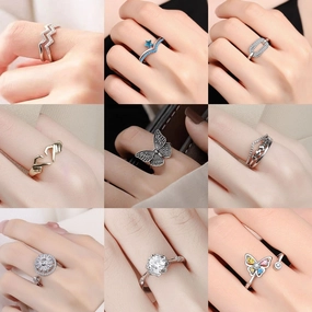 Wholesale Stainless Steel Moissanite Rings