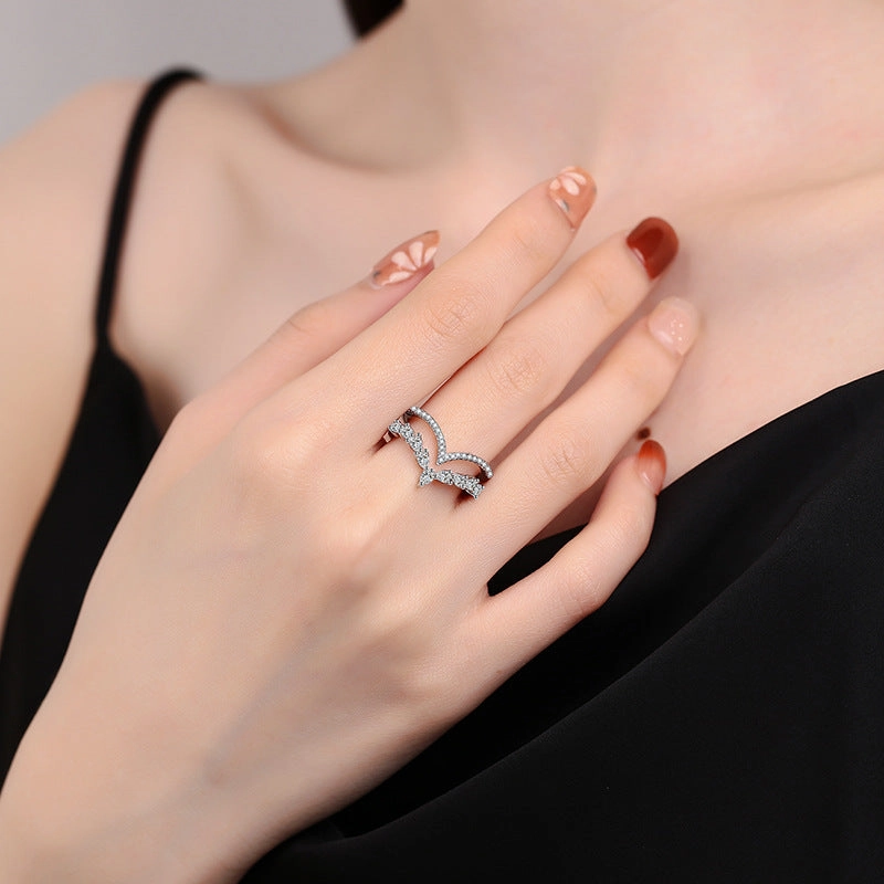 Wholesale Stainless Steel Moissanite Rings