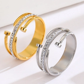 Wholesale Stainless Steel Nail Rings