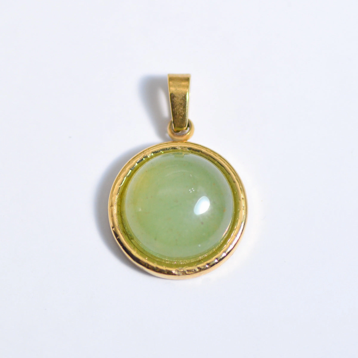 Wholesale Stainless Steel Natural Stone Oil Drop Necklace Jewelry