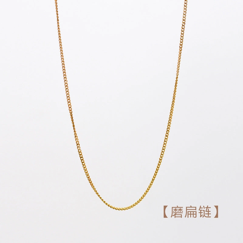 Wholesale Stainless Steel Natural Stone Oil Drop Necklace Jewelry