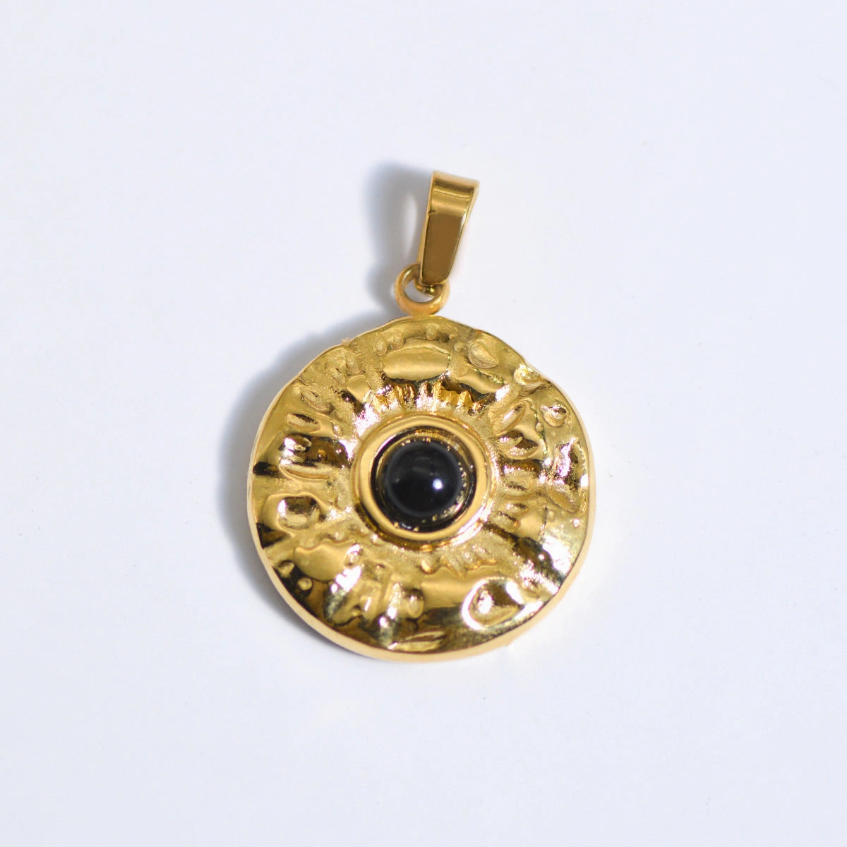 Wholesale Stainless Steel Natural Stone Oil Drop Necklace Jewelry