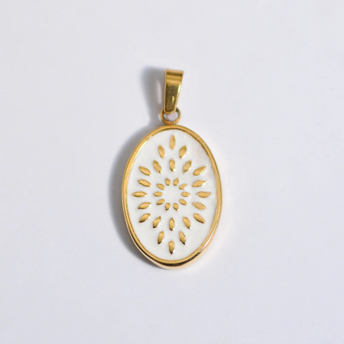 Wholesale Stainless Steel Natural Stone Oil Drop Necklace Jewelry