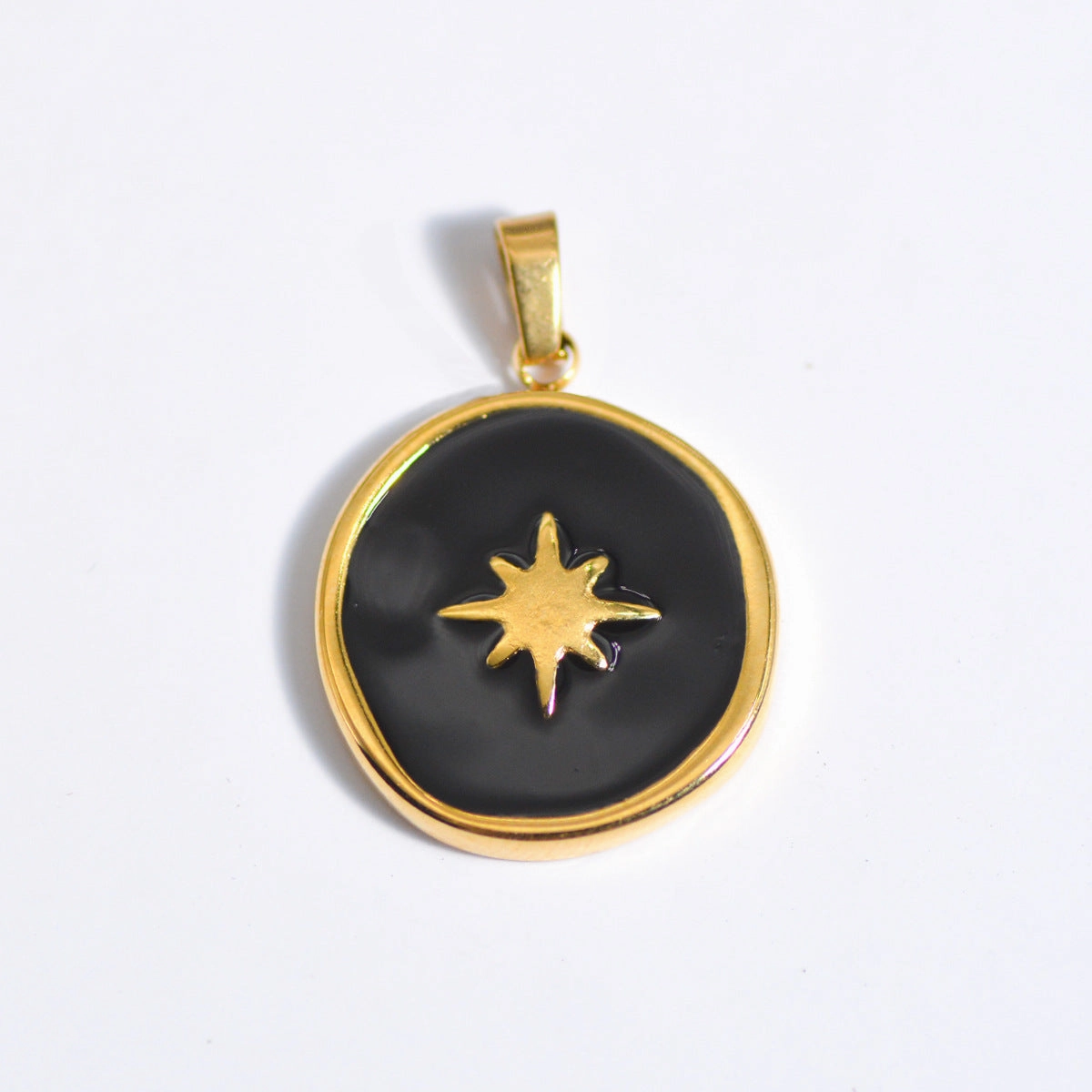 Wholesale Stainless Steel Natural Stone Oil Drop Necklace Jewelry