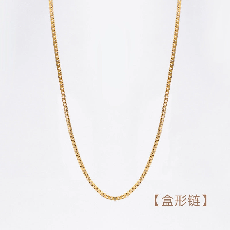 Wholesale Stainless Steel Natural Stone Oil Drop Necklace Jewelry