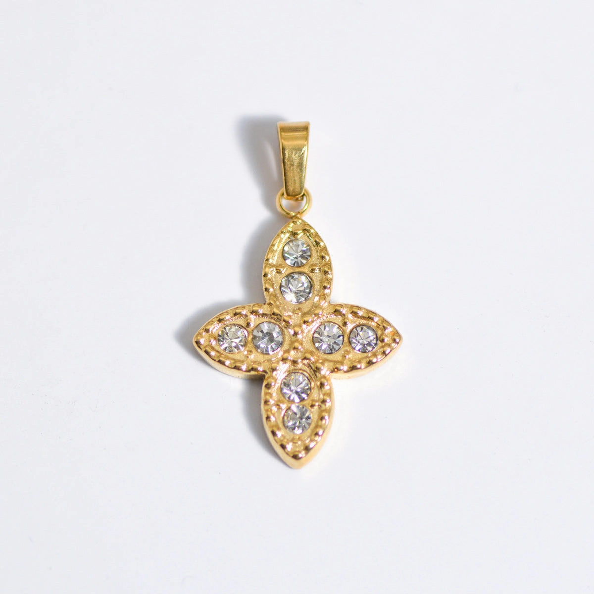 Wholesale Stainless Steel Natural Stone Oil Drop Necklace Jewelry