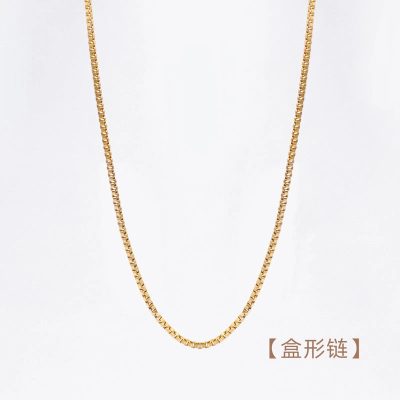 Wholesale Stainless Steel Natural Stone Oil Drop Necklace Jewelry