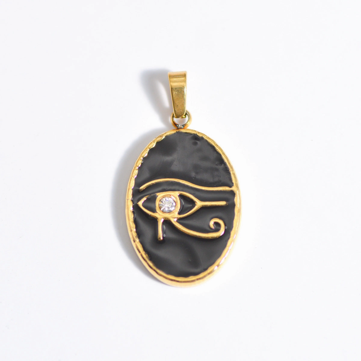 Wholesale Stainless Steel Natural Stone Oil Drop Necklace Jewelry