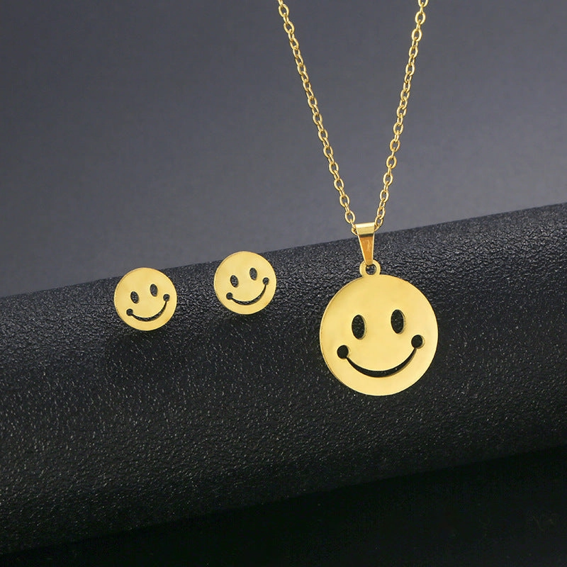 Wholesale Stainless Steel Necklace and Earrings Set