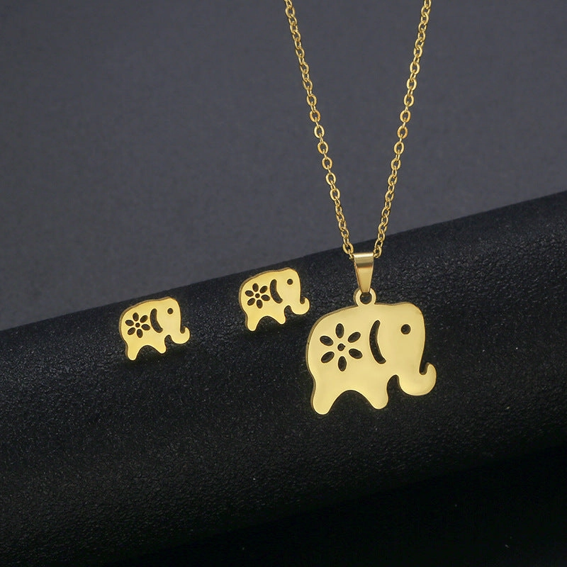 Wholesale Stainless Steel Necklace and Earrings Set