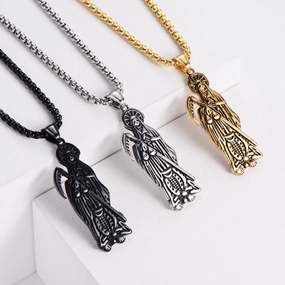 Wholesale Stainless Steel Necklace Religion Jesus OLY-NE-AIMILUO003