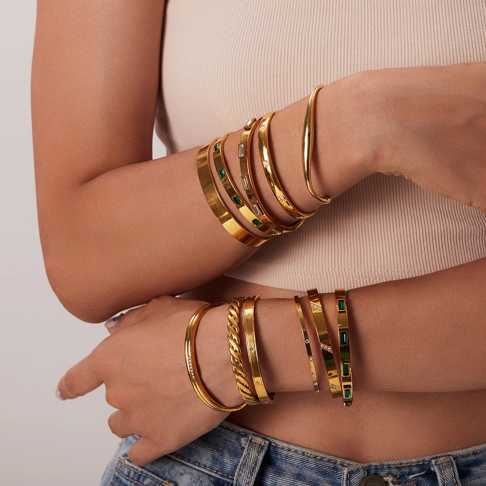 Wholesale Stainless Steel Open Bracelet