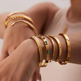Wholesale Stainless Steel Open Bracelet