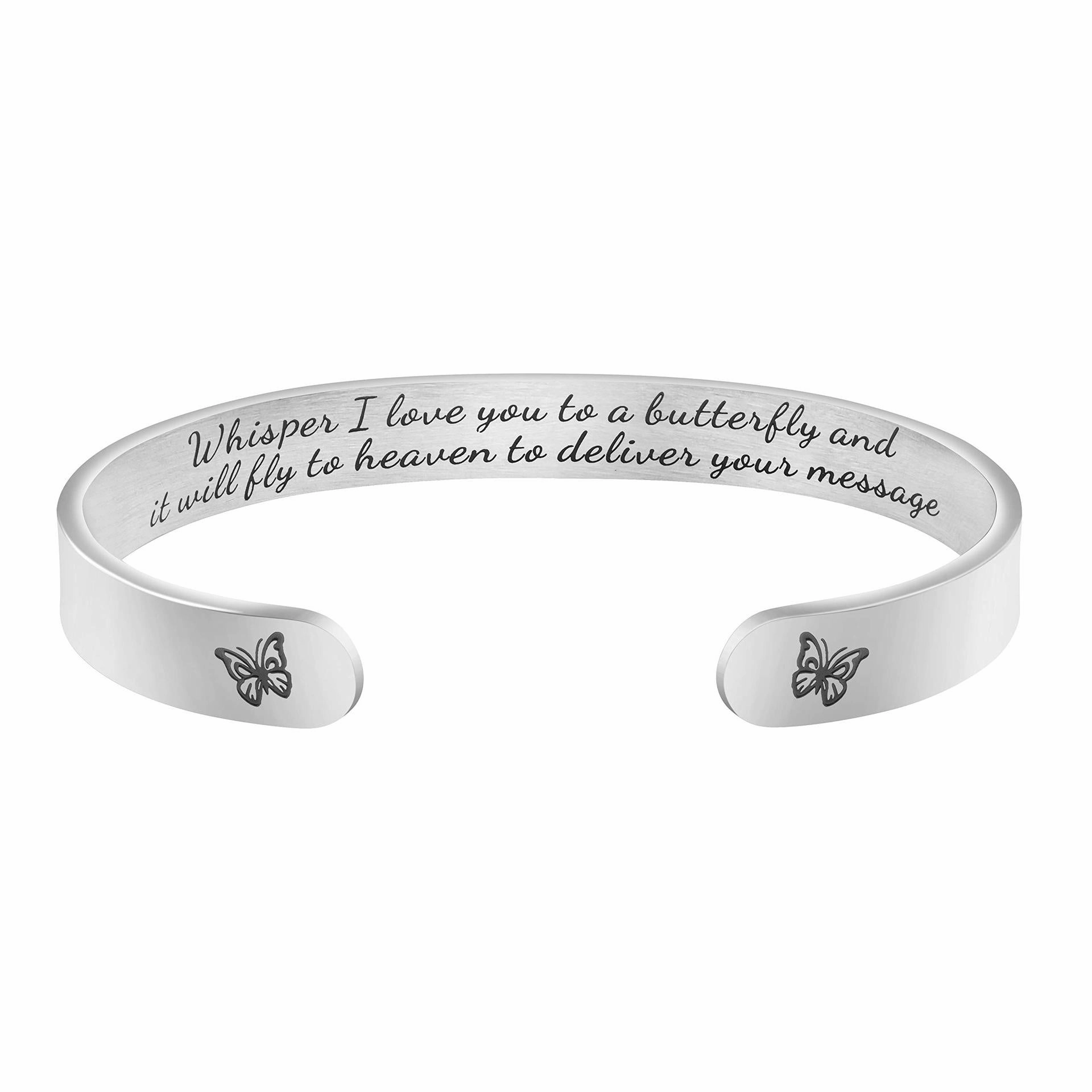 Wholesale Stainless Steel Opening Adjustable 8mm Type C Engraving Bracelet