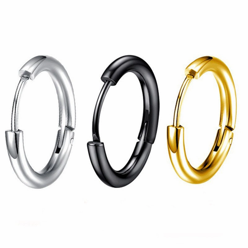 Wholesale Stainless Steel Round Earrings