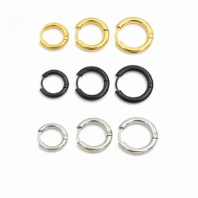 Wholesale Stainless Steel Round Earrings