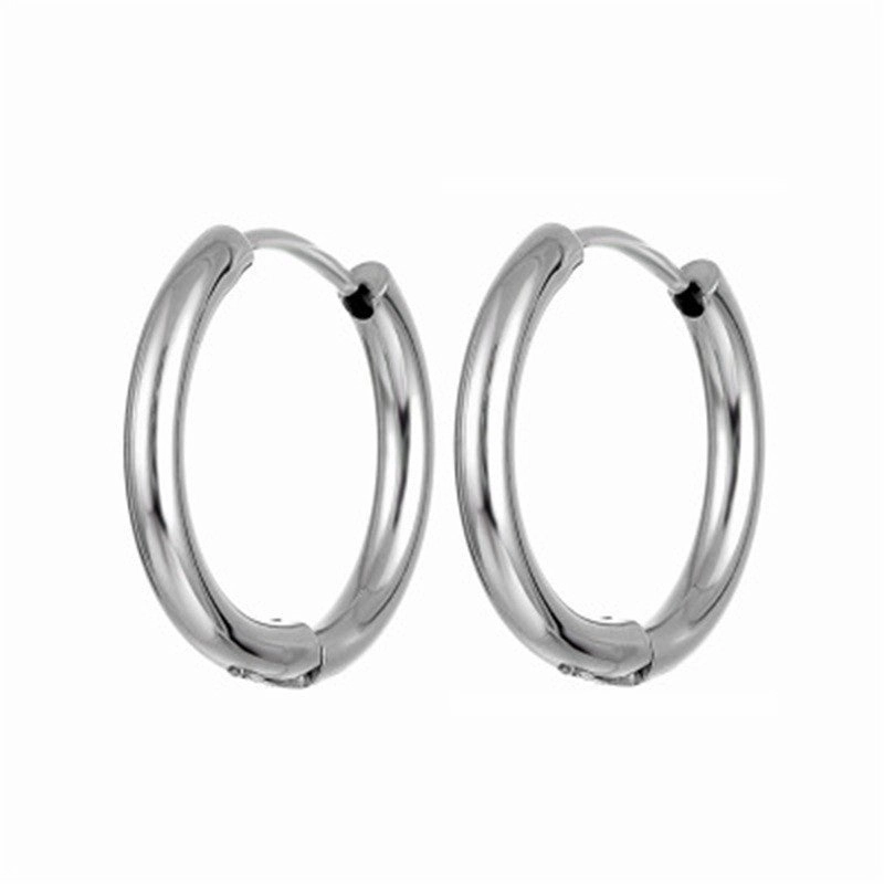 Wholesale Stainless Steel Round Earrings