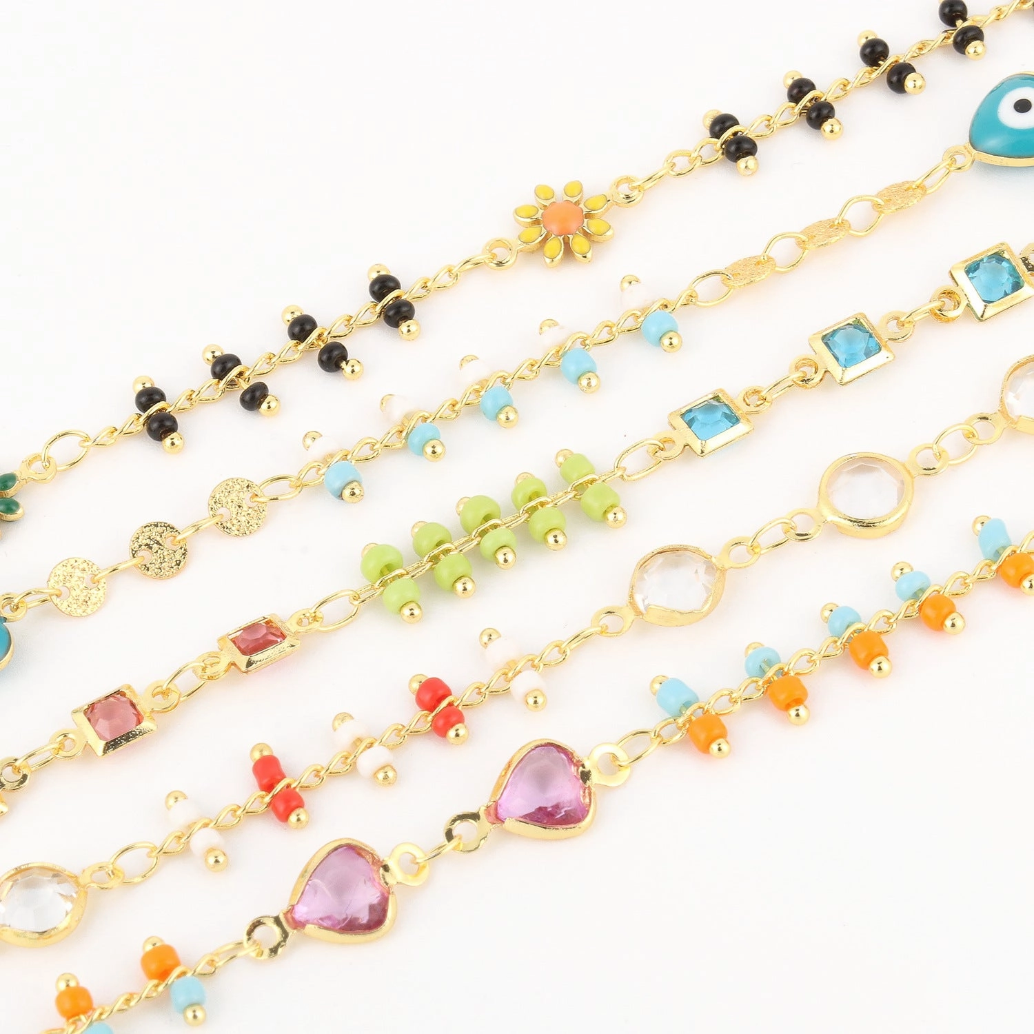 Wholesale Stainless Steel Semi-finished DIY Bracelet