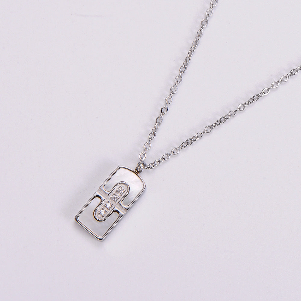 Wholesale Stainless Steel Shell Pendant Necklace