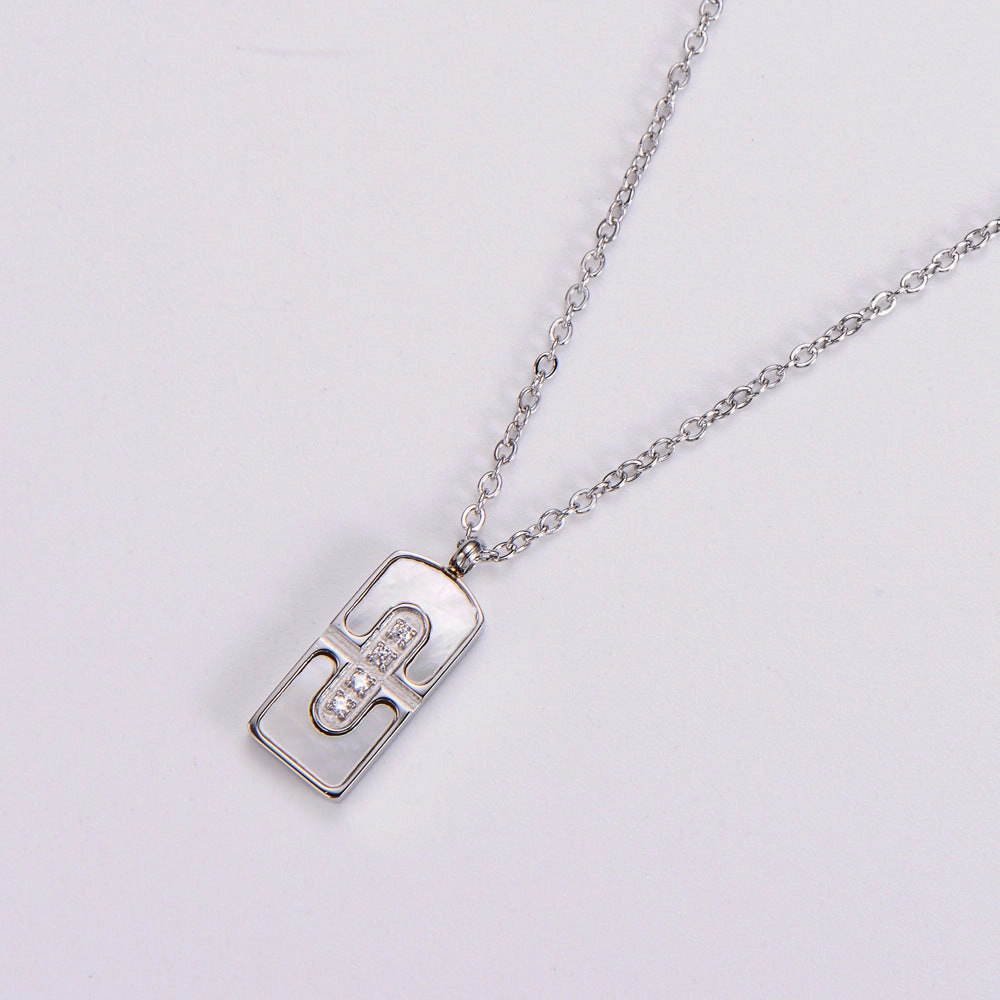 Wholesale Stainless Steel Shell Pendant Necklace