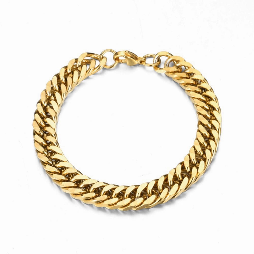 Wholesale Stainless Steel Simple Lobster Clasp Bracelet