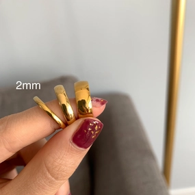 Wholesale Stainless Steel Simple Ring Couple Rings