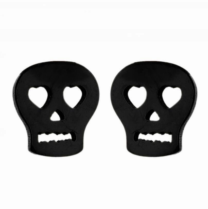 Wholesale Stainless Steel Skull Ear Studs