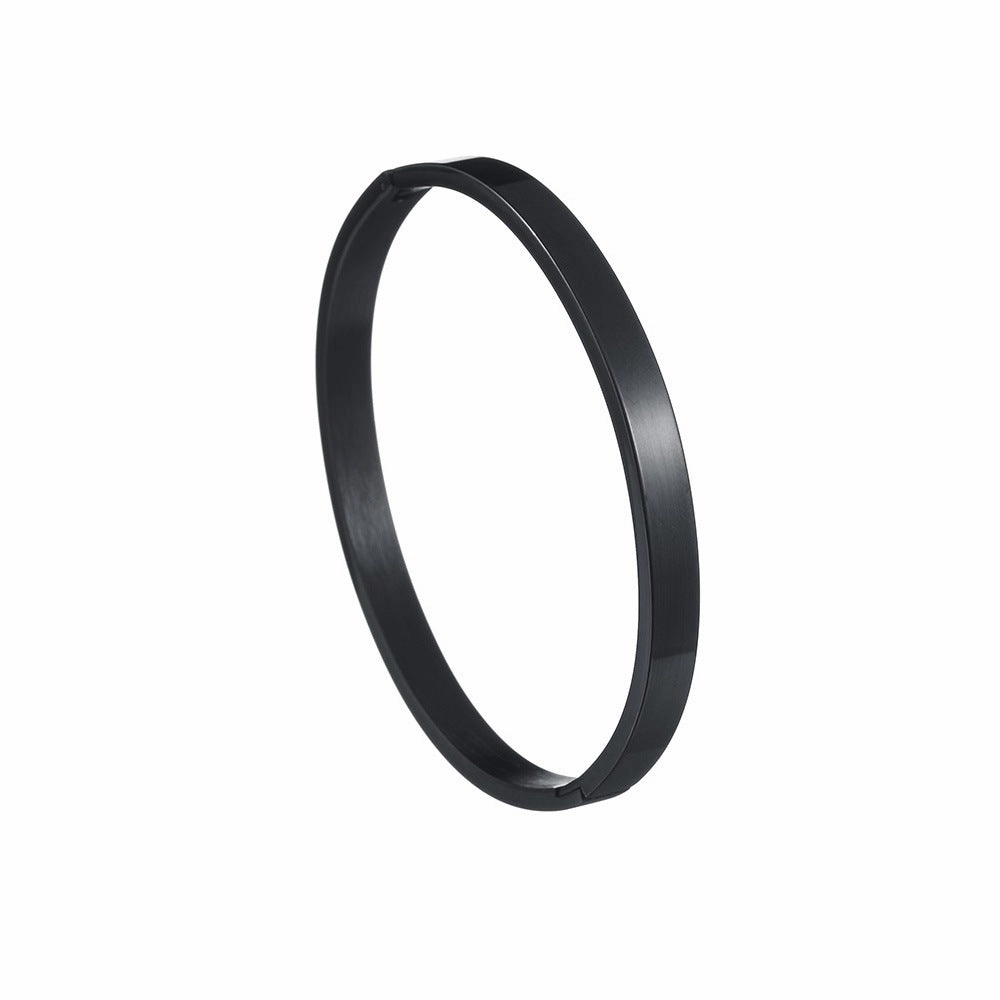 Wholesale Stainless Steel Smooth Buckle Bracelet