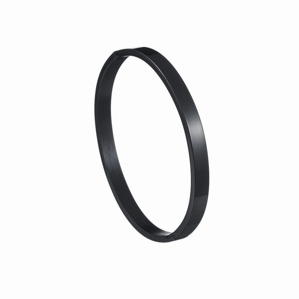 Wholesale Stainless Steel Smooth Buckle Bracelet