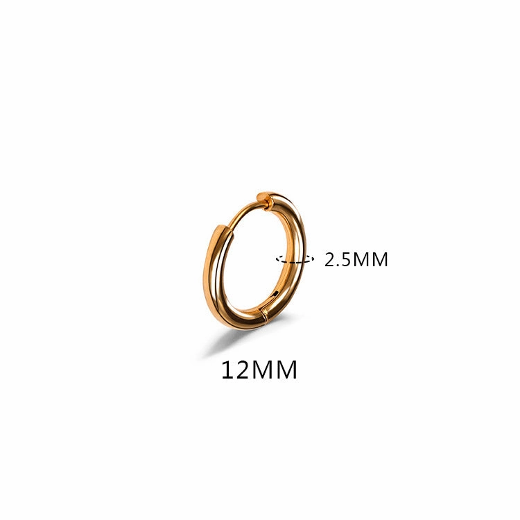 Wholesale Stainless Steel Solid Simple Earrings