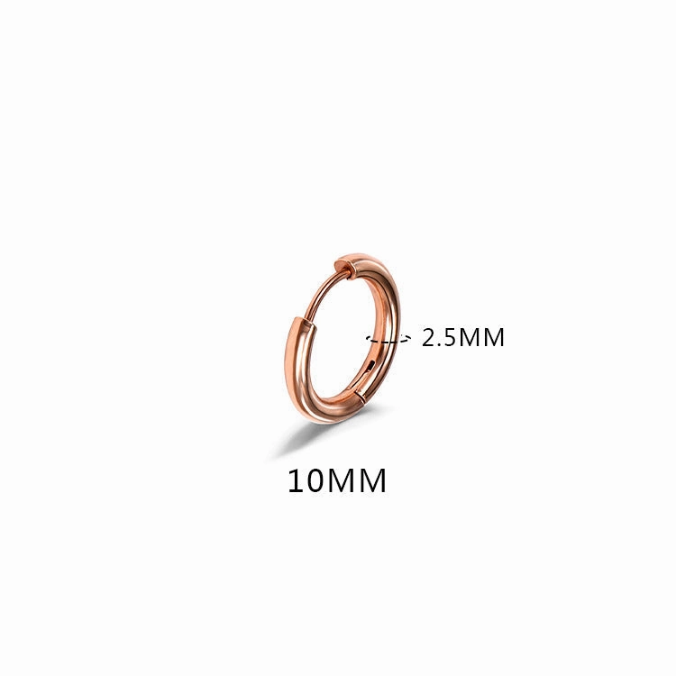 Wholesale Stainless Steel Solid Simple Earrings