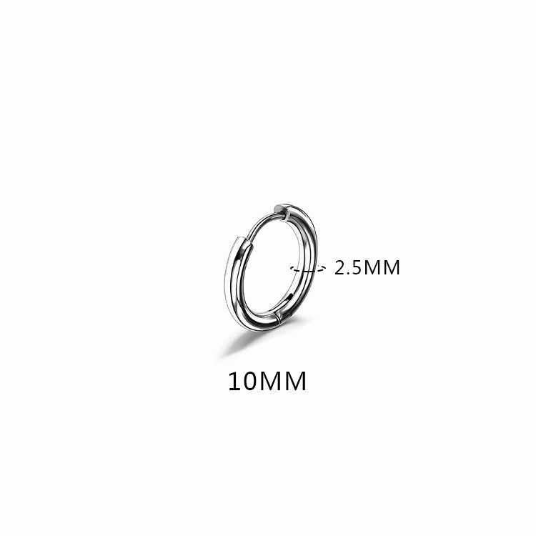 Wholesale Stainless Steel Solid Simple Earrings