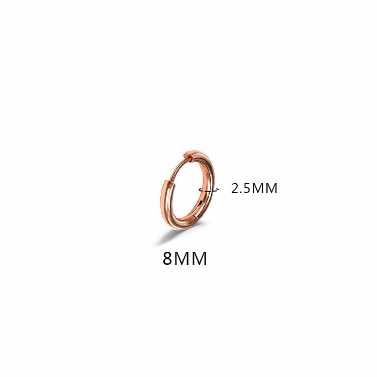 Wholesale Stainless Steel Solid Simple Earrings