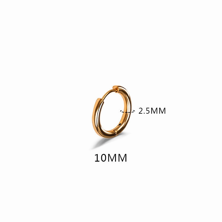 Wholesale Stainless Steel Solid Simple Earrings