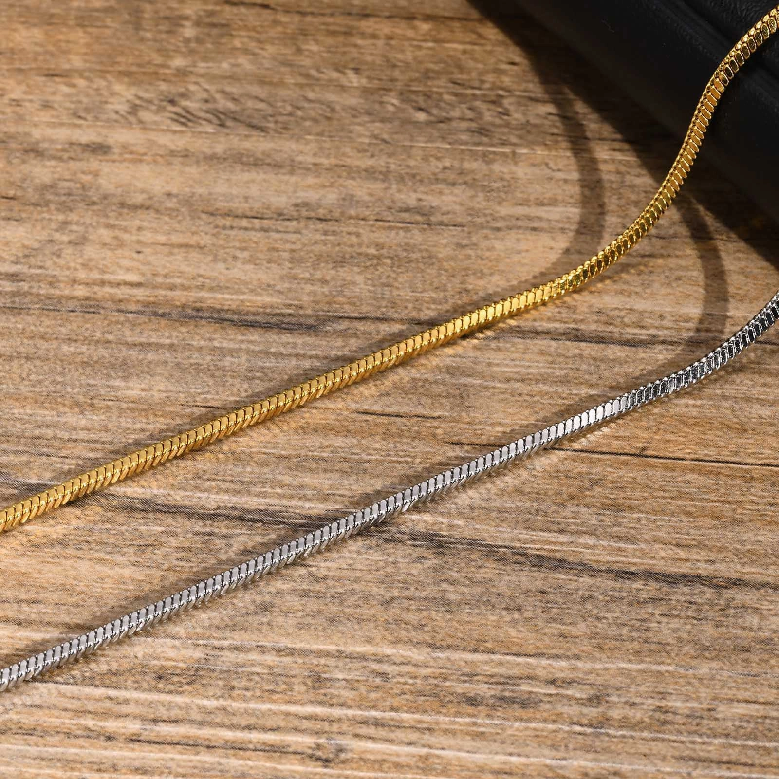 Wholesale Stainless Steel Square Snake Chain Fine Bracelet