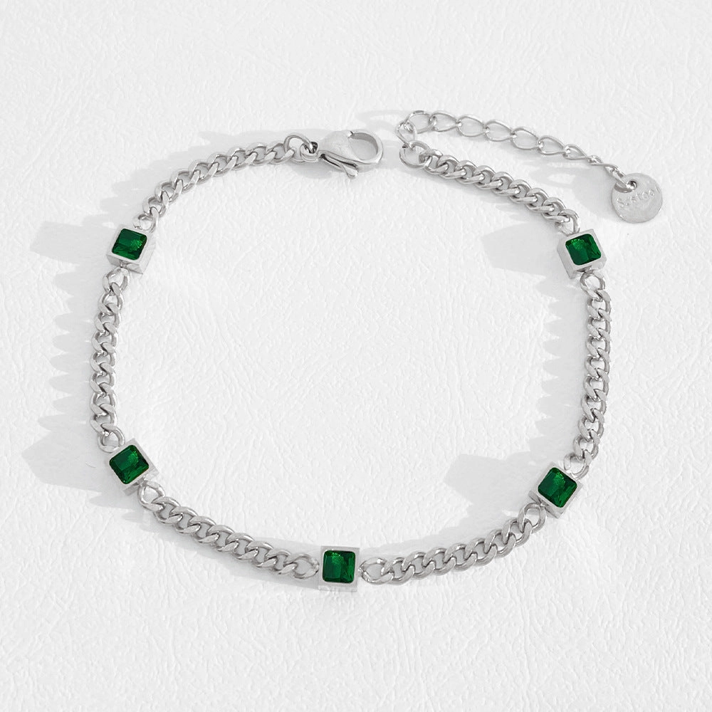 Wholesale Stainless Steel Stacked Electroplated Bracelets