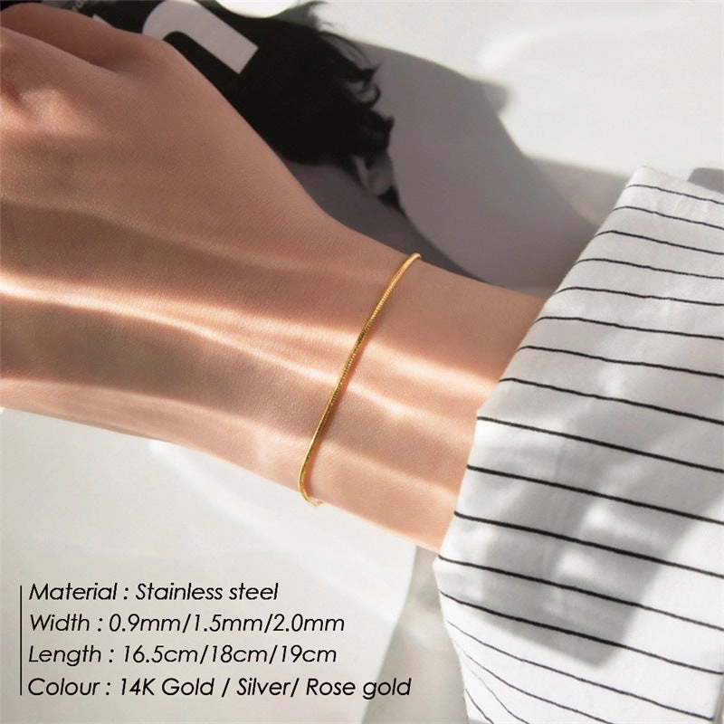 Wholesale Stainless Steel Titanium Steel Simple Bracelet