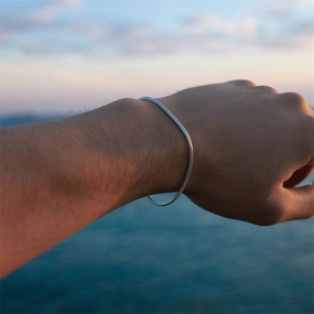 Wholesale Stainless Steel Titanium Steel Simple Bracelet