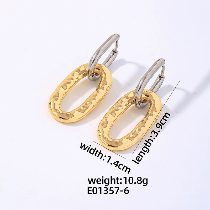 Wholesale Stainless Steel Toggle Love Earrings