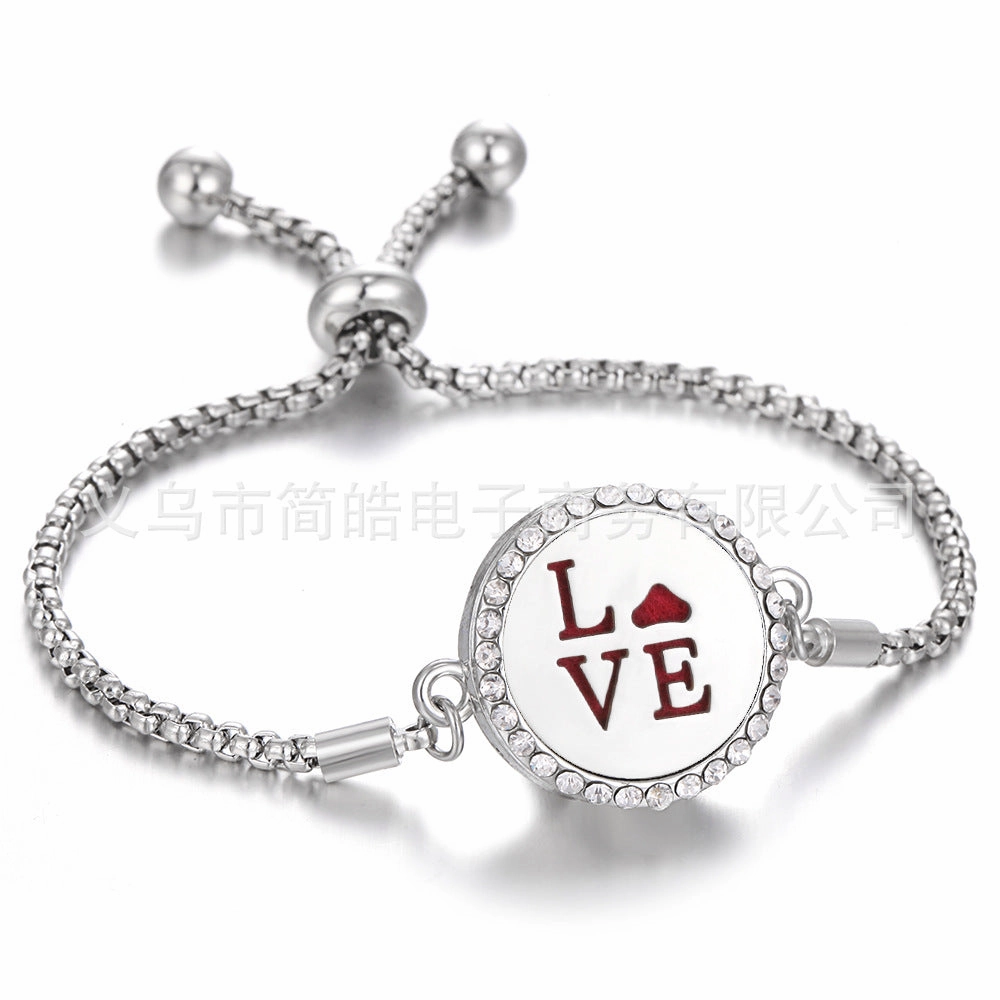 Wholesale Stainless Steel Tree of Life Hollow Aromatherapy Bracelet