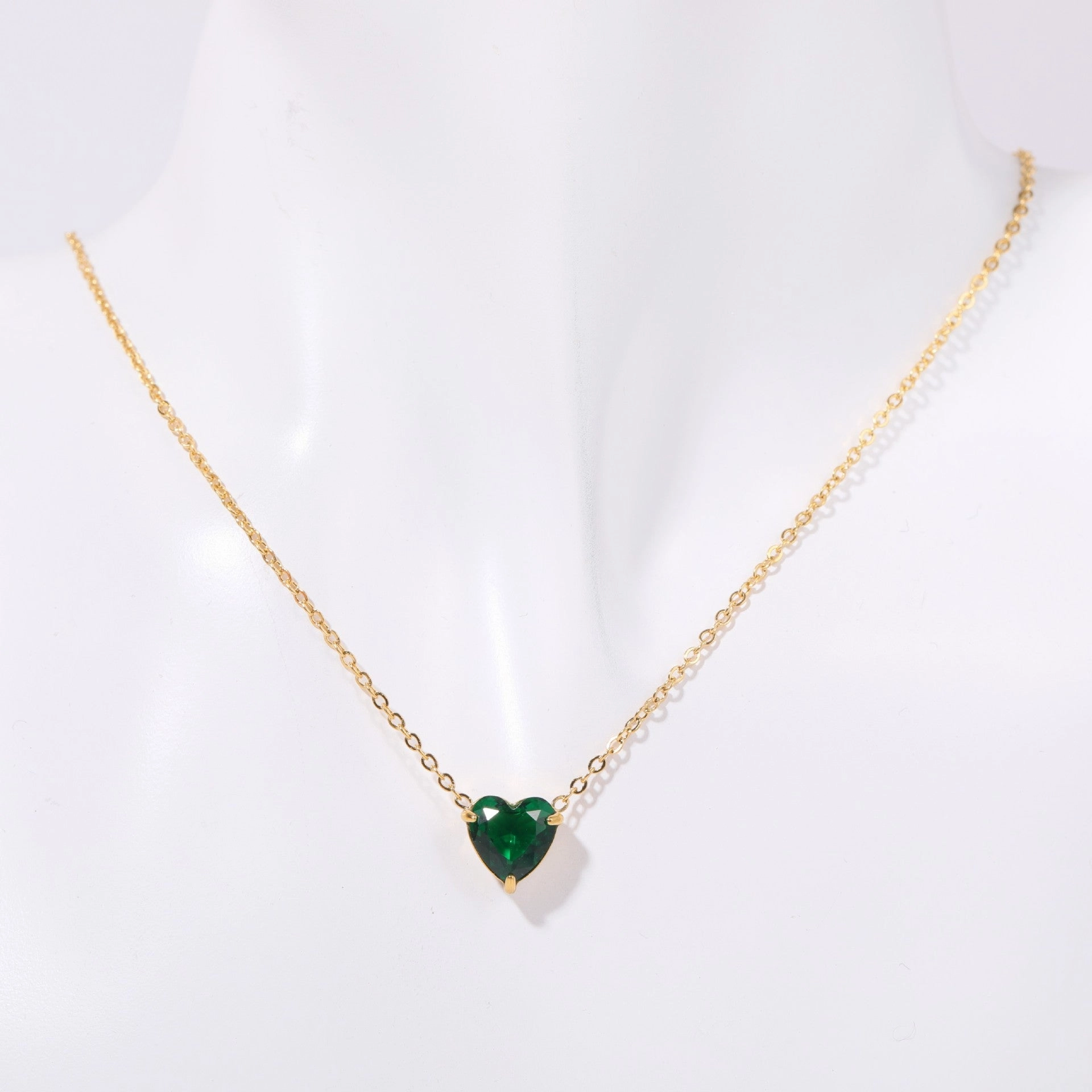 Wholesale Stainless Steel Twelve Birthday Stone Necklaces
