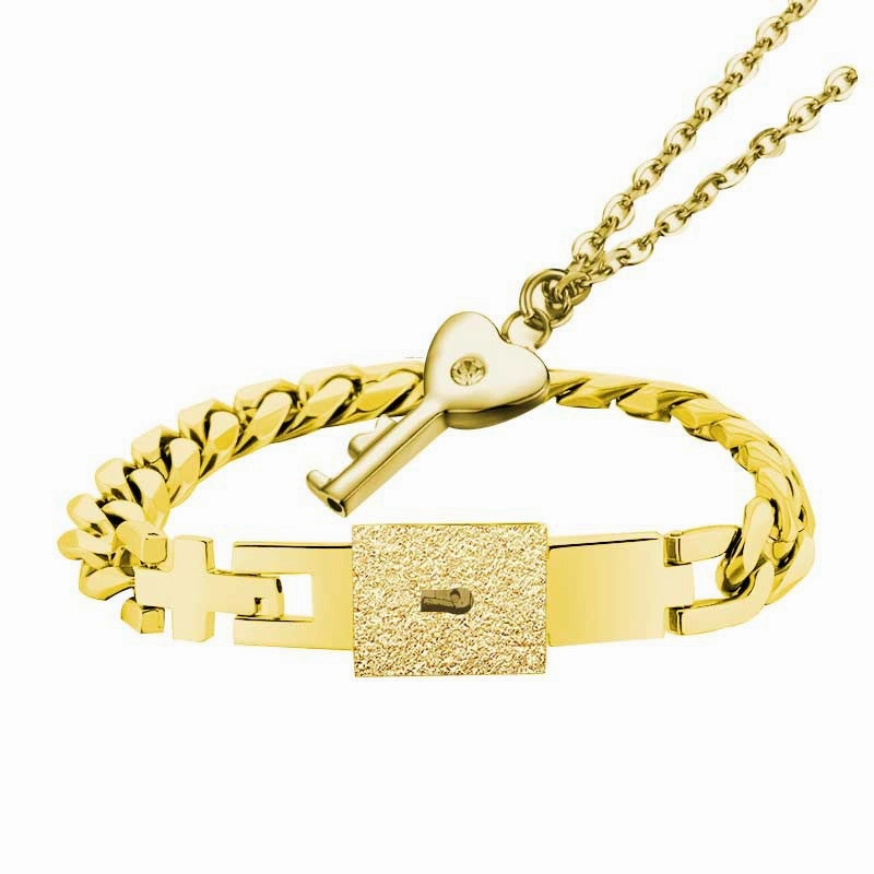 Wholesale Stainless Steel Valentine's Day Bracelet Necklace
